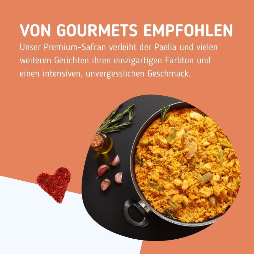 Safranwunder persischer Safran für Paella