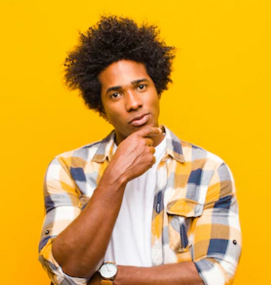 Ein Afro Amerikanischer Mann in der 